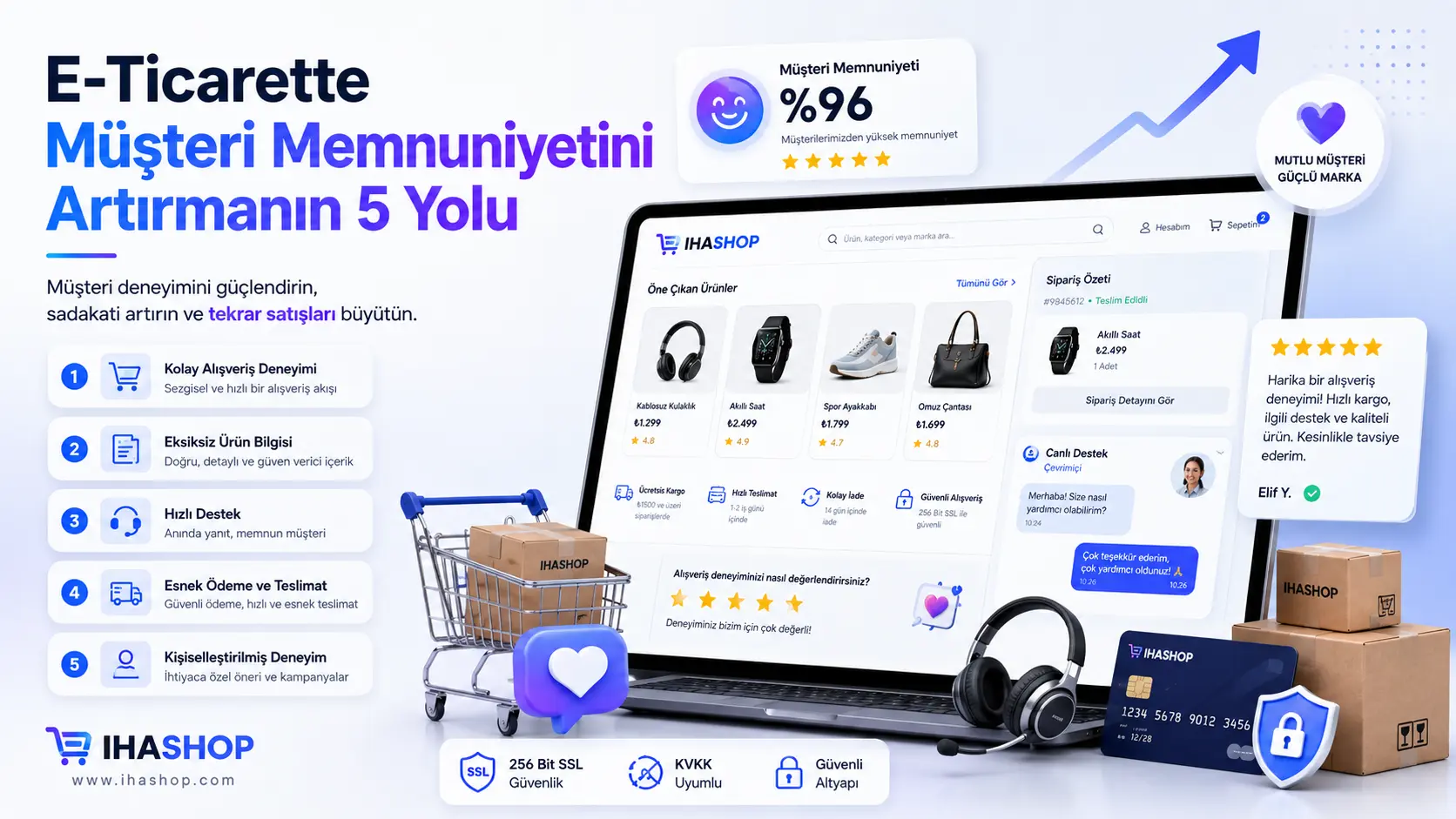 Kundenzufriedenheit im E-Commerce steigern: 5 effektive Strategien