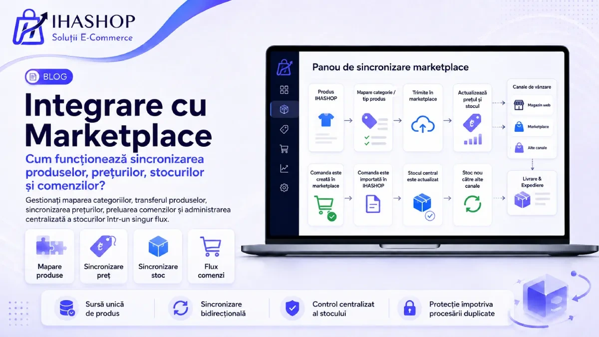 Cum Funcționează Integrarea cu Marketplace-urile? Fluxul Real de Sincronizare a Produselor, Prețurilor, Stocurilor și Comenzilor