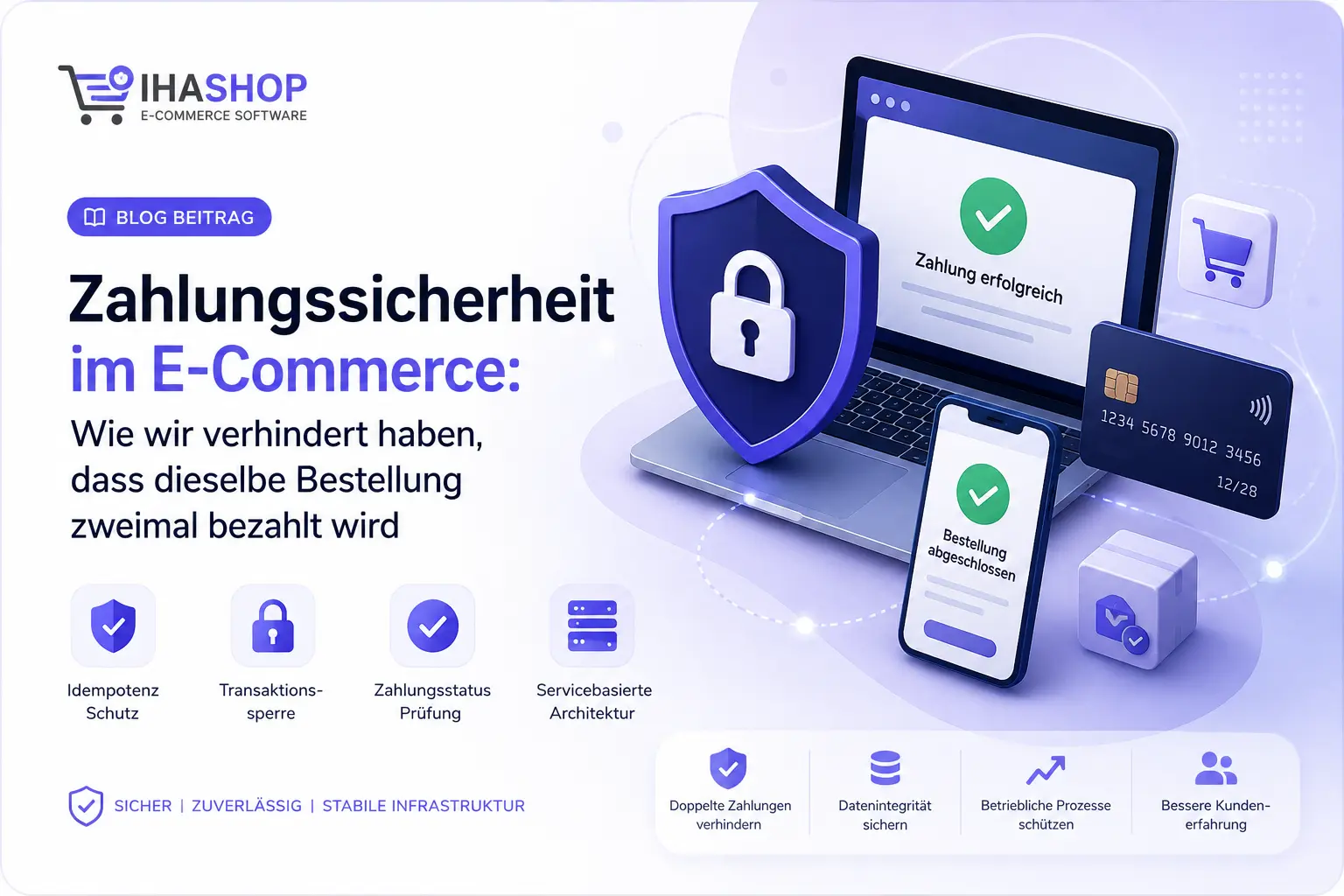 Zahlungssicherheit im E-Commerce: Wie verhindern wir, dass dieselbe Bestellung zweimal verarbeitet wird?
