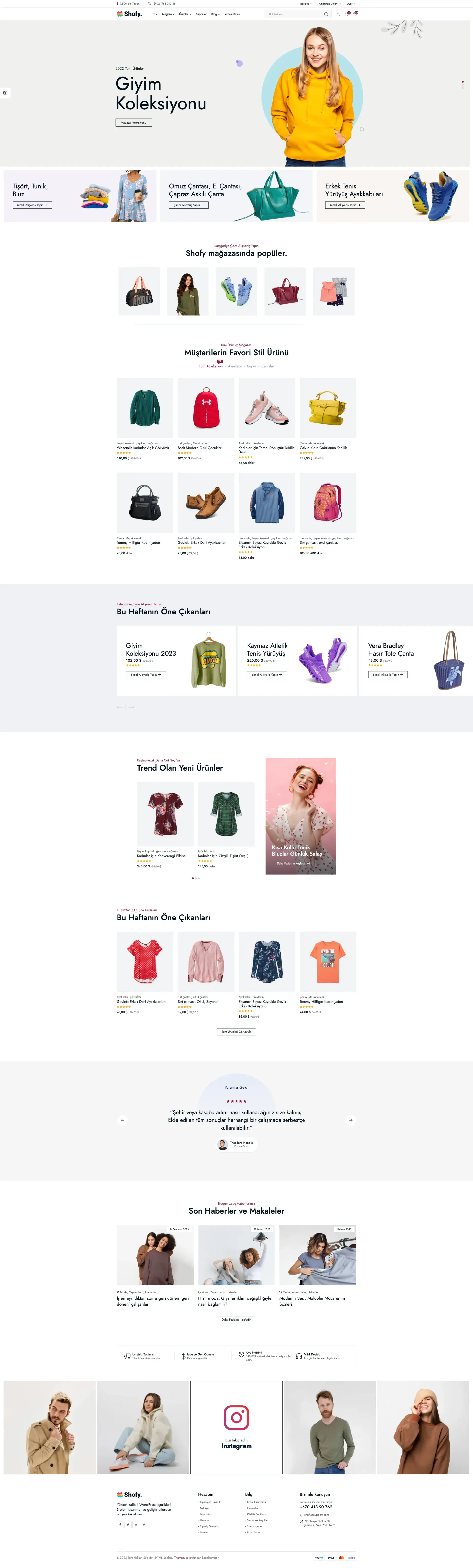 IHASHOP Fashion – Moda ve Giyim E-Ticaret Teması